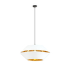 Lampa wisząca PIANO 1 Emibig 1182/1 biały/czarny
