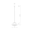 Lampa wisząca Nowodvorski KRABI 11158 Naturalne drewno Biały