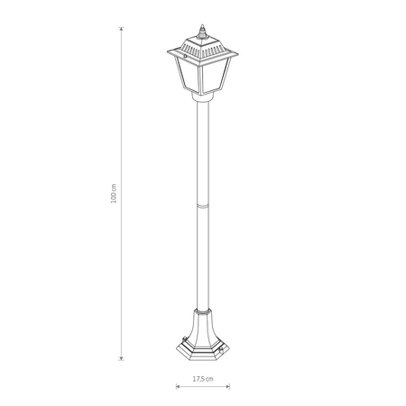 Lampa zewnętrzna ANA Nowodvorski 10501 czarny
