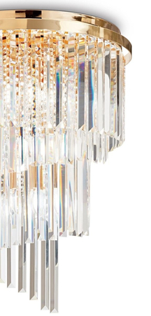 Plafon Ideal Lux 213507 Carlton PL12 Oro