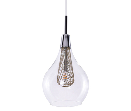 Lampa wisząca ELEKTRA 1 Azzardo AZ1687 miedziany