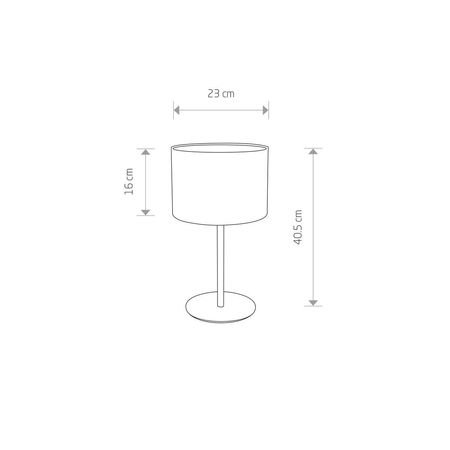 Lampa stołowa ALICE Nowodvorski 9091 czarny/złoty