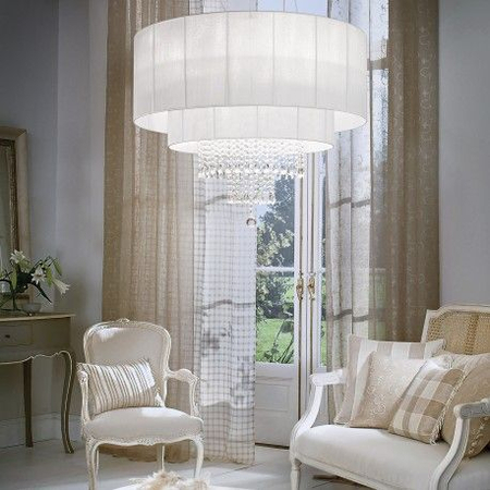 Lampa wisząca IdealLux 165011 Opera SP10 Bianco