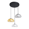 Lampa wisząca Italux Ainale PND-54637-3-BK-SG Czarny