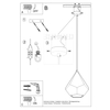 Sollux Lighting Lampa wisząca ceramiczna PAVLUS SL.0844
