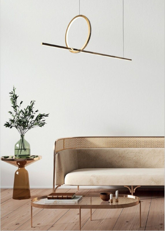 Lampa wisząca Maxlight LOZANNA P0390 złoty