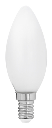 Żarówka LED C35 E14 6W 4000K filament mleczna