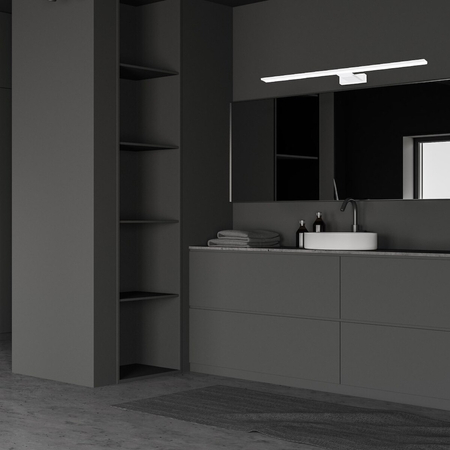 Milagro Kinkiet Shine 80cm 15W LED Biały ML6337 BIAŁY