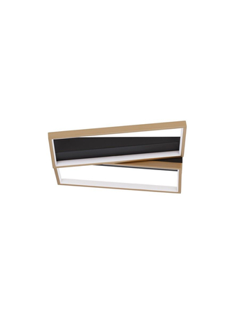 Lampa sufitowa Luces Exclusivas CROIX czarny/złoty LE42657