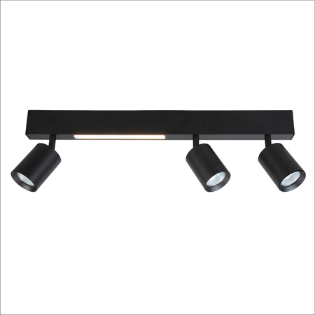 Milagro Lampa Sufitowa Magnet 5W+3xGU10 3000/4000K Czarny ML1134 CZARNY