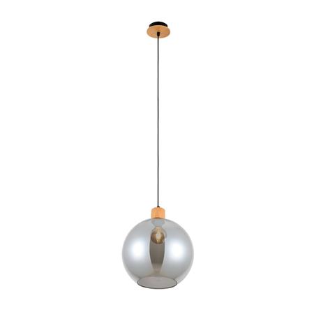 Lampa wisząca Italux Potan PND-67497-WO-SG Drewniany, czarny