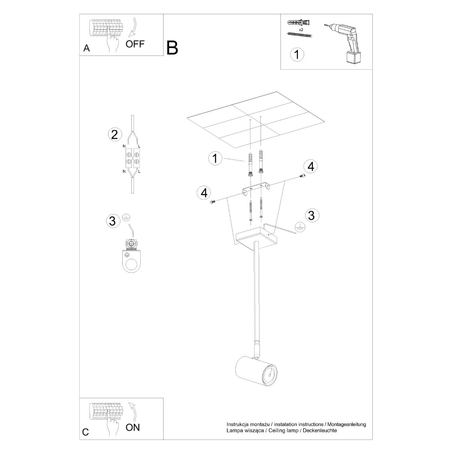 Sollux Lighting Plafon OCULARE 2 biały SL.0438