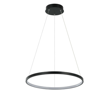 Lampa wisząca Ring mały CCT 1xLED czarny LP-909/1P S BK CCT