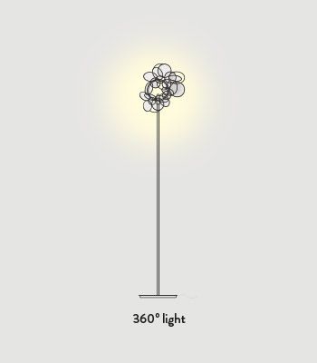 Lampa podłogowa Slamp BOL78PST0000U Mille Bolle