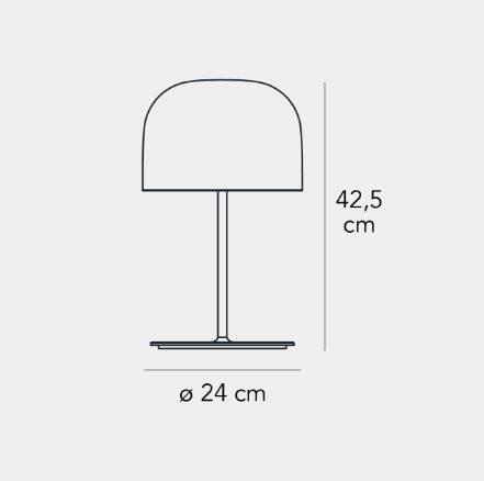Lampa stołowa Fontana Arte F438900550RSWL Equatore