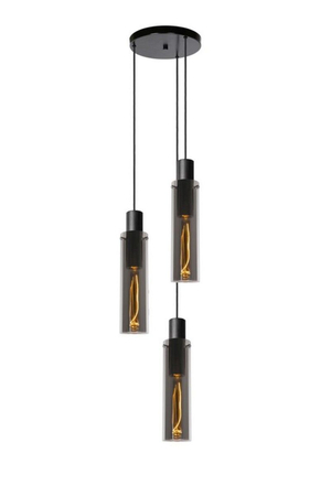 Lampa wisząca Lucide ORLANDO 74404/13/65 czarny