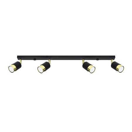 Sollux Lighting Plafon NERO 6 czarny/chrom SL.1068