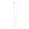 Lampa szynowa Nowodvorski UT-LVM ROLLER LED 11343 Czarny