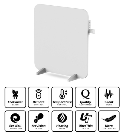Panel grzewczy Cronos Titanium z pilotem i termostatem 450W