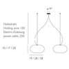 Lampa wisząca Casablanca AI11-B87A Aih 38 Double