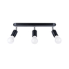 Sollux Lighting Plafon FORNES 3 czarny SL.1122