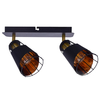 Milagro Lampa sufitowa RICK 2xE14 ML5566 CZARNY
