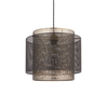 Lampa wisząca Endon Lighting Plexus 72829 czarny/mosiądz