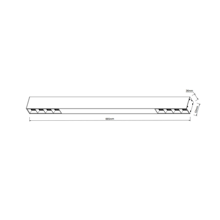 Spot Azzardo LINELIO AZ5660 BLACK