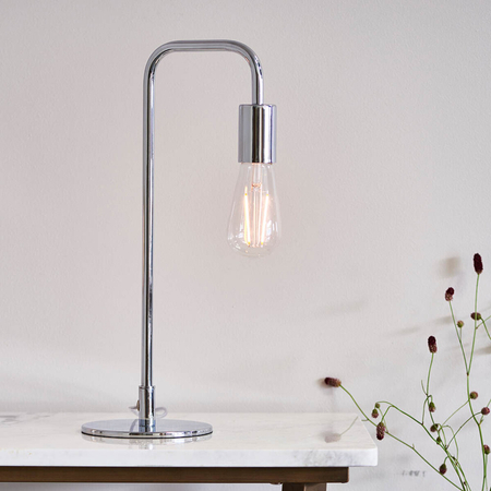 Lampa stołowa Endon Lighting Rubens 76344 chrom