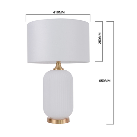 Light Prestige Lampa stołowa Tamiza 65 cm biała 1xE27 LP-1515/1T big white
