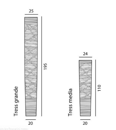 Lampa podłogowa Foscarini 182004-25 Tress media
