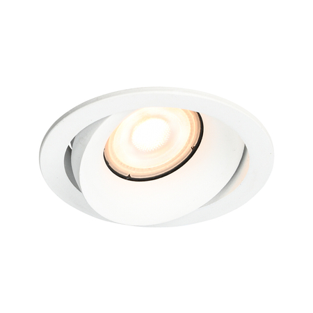 Oczko Italux Oker DL-26260-GU10-WH Biały piaskowany