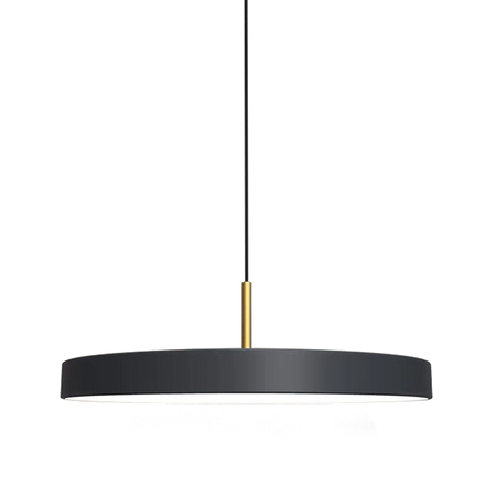 Milagro Lampa wisząca DISC 38W LED ML1065 CZARNY + ZŁOTY