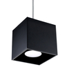 Sollux Lighting Lampa wisząca QUAD 1 szary SL.0061