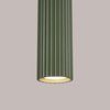 Sollux Lighting Lampa wisząca KARBON 1 zielony oliwkowy SL.1611