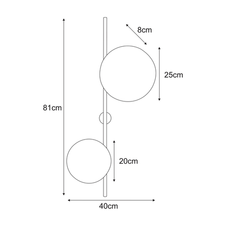 Kinkiet Kaja TALAR K-5804 beż