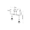 Sollux Lighting Żyrandol SALAMANCA 2 SL.0894