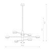 Lampa wisząca ORBIT Nowodvorski 7946 czarny