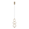 Lampa wisząca Italux Rabel PND-344221-3V-HBR Złoty