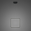 Lampa wisząca Ledowe Kwadraty No.1 X 40 3k czarna