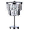 Lampa stołowa Vetro 1xE14 transparentna/srebrna LP-2910/1T