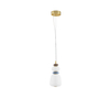 Lampa wisząca Luces Exclusivas FELANZO LE45240 złoty i odcienie złota, niebieski
