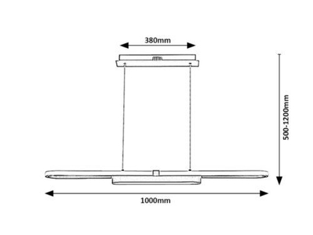 Lampa wisząca Rabalux Contessa 72031 chrom