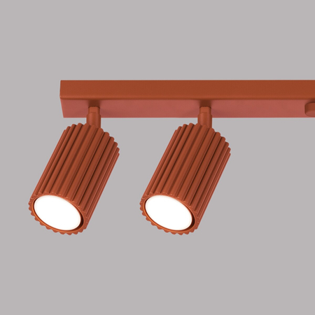 Sollux Lighting Plafon KARBON 6L ochra czerwona SL.1642