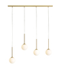 Lampa wisząca BOSSO Aldex 1087L40 mosiądz