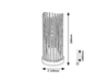 Lampa stołowa Rabalux Roxas 74021 czarny matowy