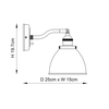 Kinkiet Endon Lighting Franklin 76330 beżowy
