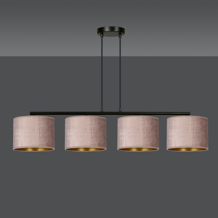 Lampa wisząca HILDE 4 BL ROSE Emibig 1053/4 różowy