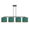 Lampa wisząca HILDE 4 BL GREEN Emibig 1051/4 zielony