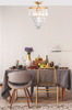 Lampa sufitowa AMEDEO Zuma Line FC17106/6+3+1-GOLD+CL złoty